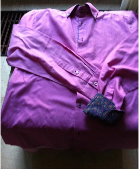 Heren overhemd Soc 13 Ty roze mt M, Roze, Halswijdte 39/40 (M), Ophalen of Verzenden, Soc 13 Ty