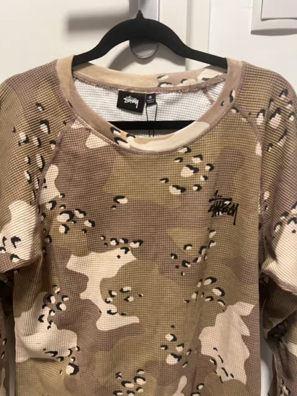 Stussy Camo Wafelshirt - Nieuw met labels, Ophalen of Verzenden, Nieuw, Maat 46 (S) of kleiner, Meerkleurig