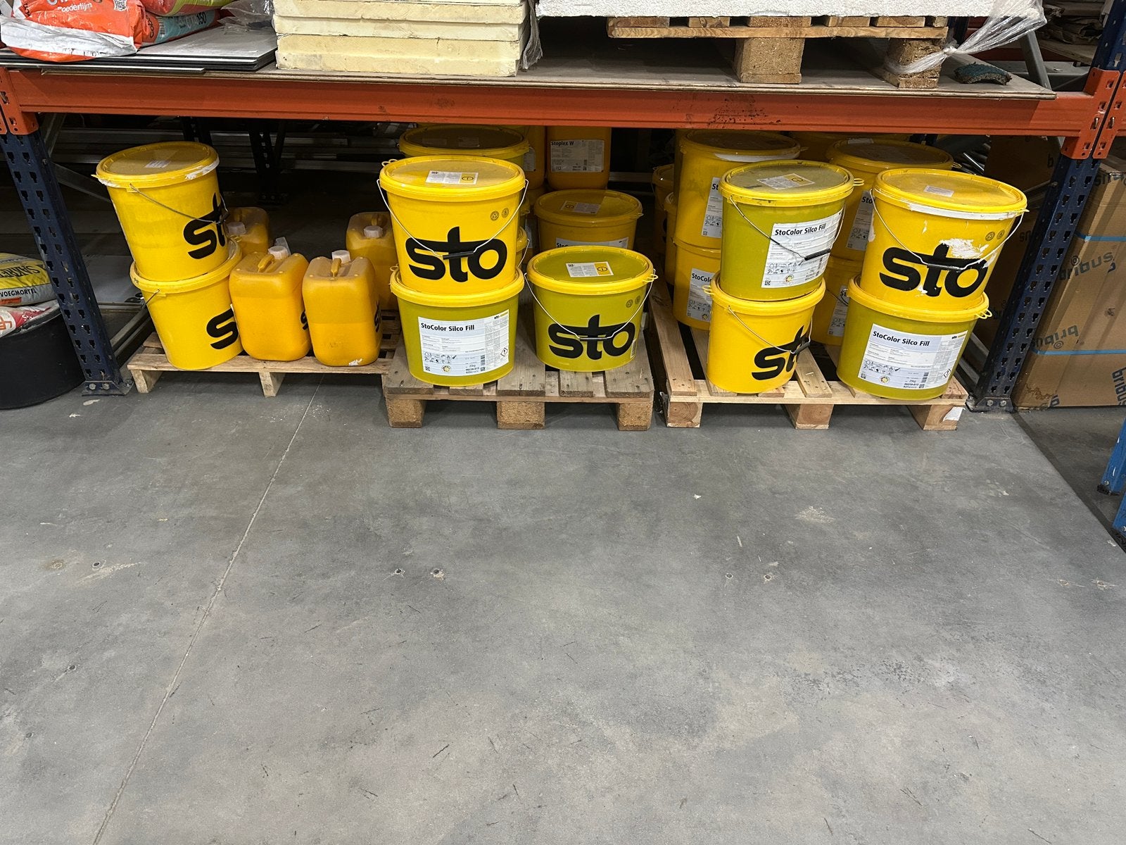 STO color Silco Fill - RAL 9010 / 7016, 20 liter of meer, Ophalen, Zo goed als nieuw, Wit
