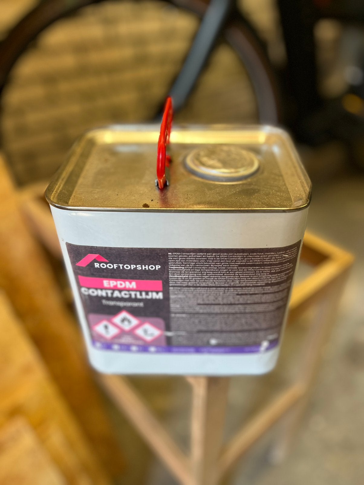 EPDM contactlijm 1liter., Ophalen, Overige materialen, Zwart, Overige typen