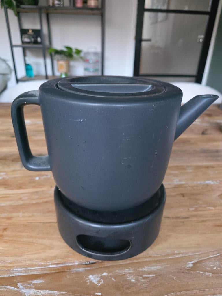 Theepot Gusto met warmhoudplaat - Nieuw en onbeschadigd, Ophalen of Verzenden, Nieuw