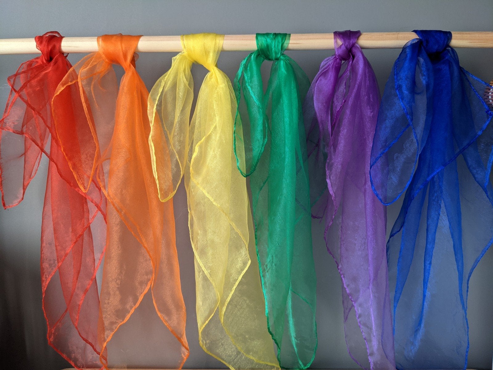 Speeldoeken Regenboog Set Waldorf - Sensorisch Spelmateriaal, Verzenden, Nieuw, Jongen of Meisje