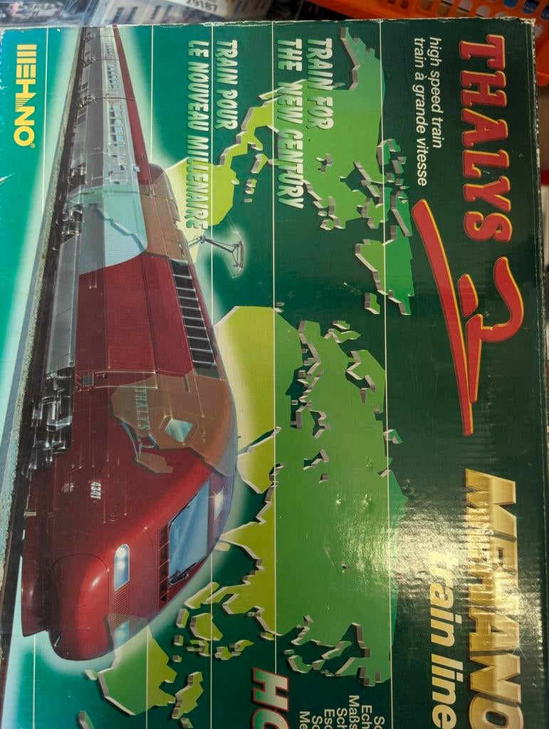 2x Thalys Mehano Train Line Schaalmodel Trein, Ophalen of Verzenden, Zo goed als nieuw, Trein, Schaalmodel