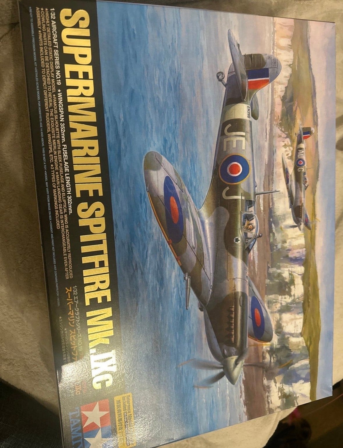 Tamiya Supermarine Spitfire Mk.IXc 1:32 modelbouwkit, Overige merken, Verzenden, Nieuw, Groter dan 1:72