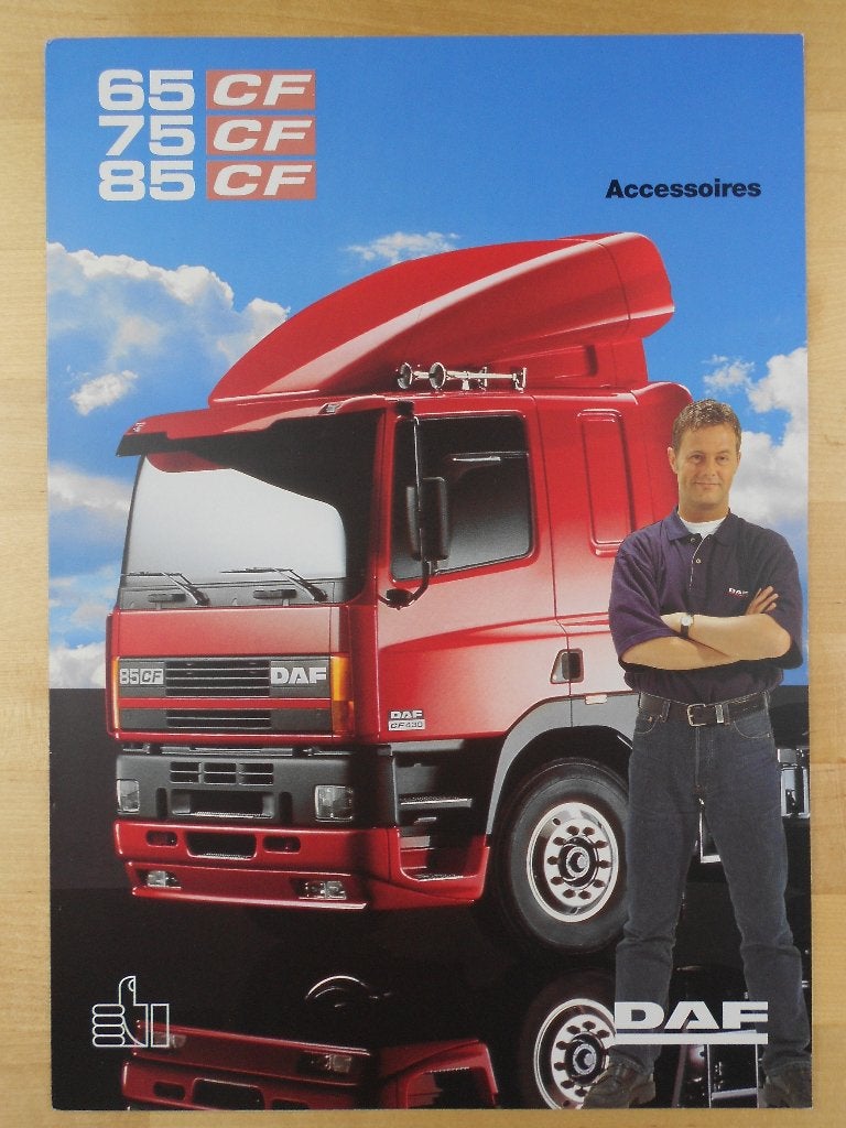 DAF 65 75 85 CF Accessoires Brochure 1998 65CF 75CF 85CF, Ophalen of Verzenden, Zo goed als nieuw, Overige merken, DAF