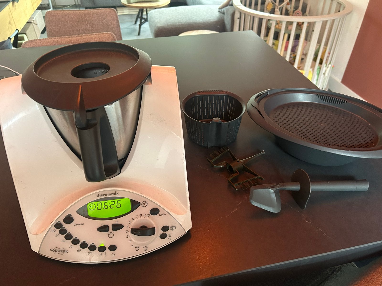Thermomix TM31 met accessoires - Goede staat, Gebruikt, 3 snelheden of meer, Ophalen of Verzenden, 2 tot 3 liter