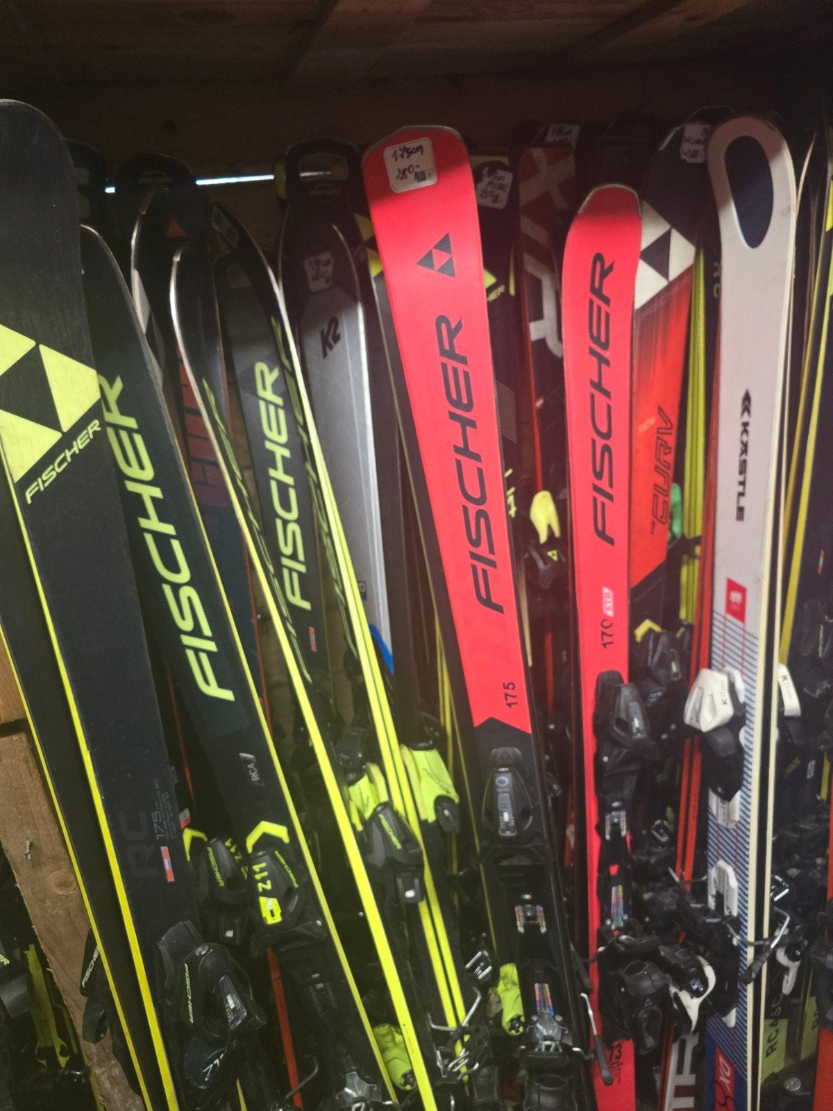 Fischer rc4 skis over paar dagen te koop