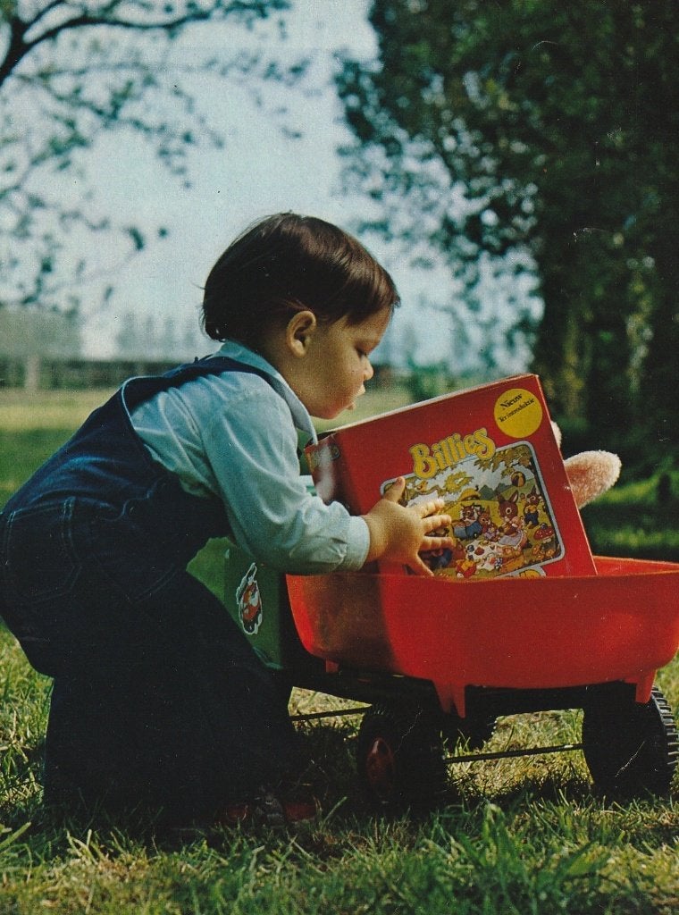 retro reclame 1978 Billies weekend baby luiers jongetje, Verzamelen, Retro, Verzenden, Overige typen