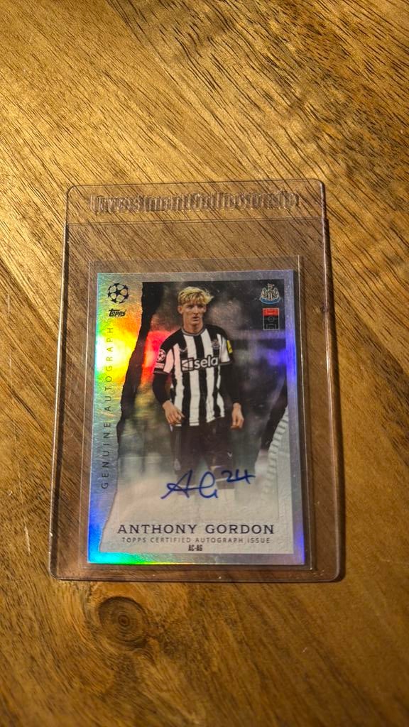 Gordon /10 Genuine Autograph Topps Match Attax, Ophalen of Verzenden, Zo goed als nieuw, Plaatje
