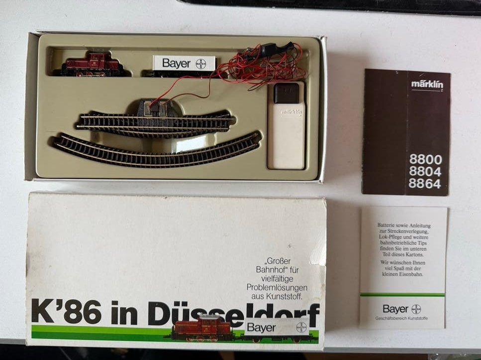 Märklin Mini-Club Treinset K'86 in Düsseldorf Bayer, Ophalen of Verzenden, Gebruikt, Wisselstroom, Treinset