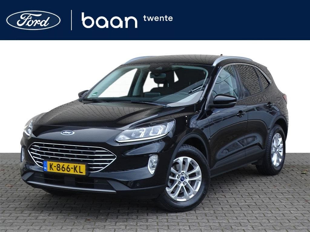 Ford Kuga 1.5 Turbo Titanium | 1600kg Trekgewicht | Winterpa, 12 maanden, Stof, Gebruikt, Zwart