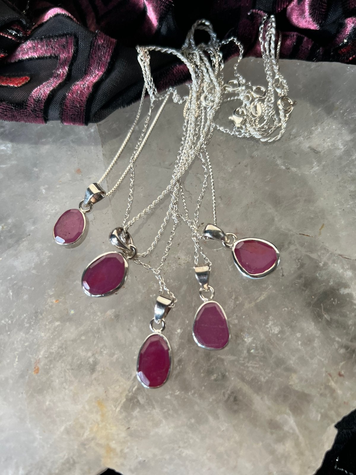 Robijn zilver hanger beschermt liefde geluk passieSALE, Magnolia11, Nieuw, Ophalen of Verzenden, Met edelsteen