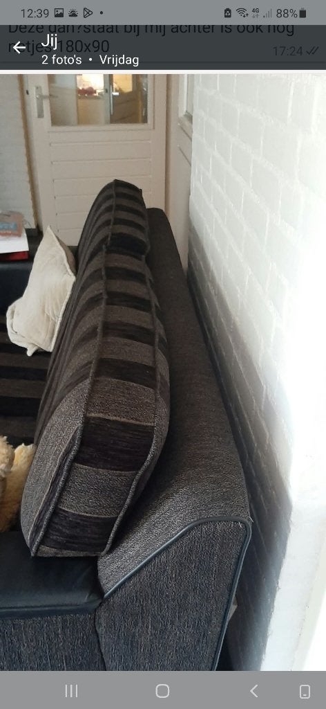 bank, Huis en Inrichting, Ophalen, Gebruikt, 150 tot 200 cm, Tweepersoons