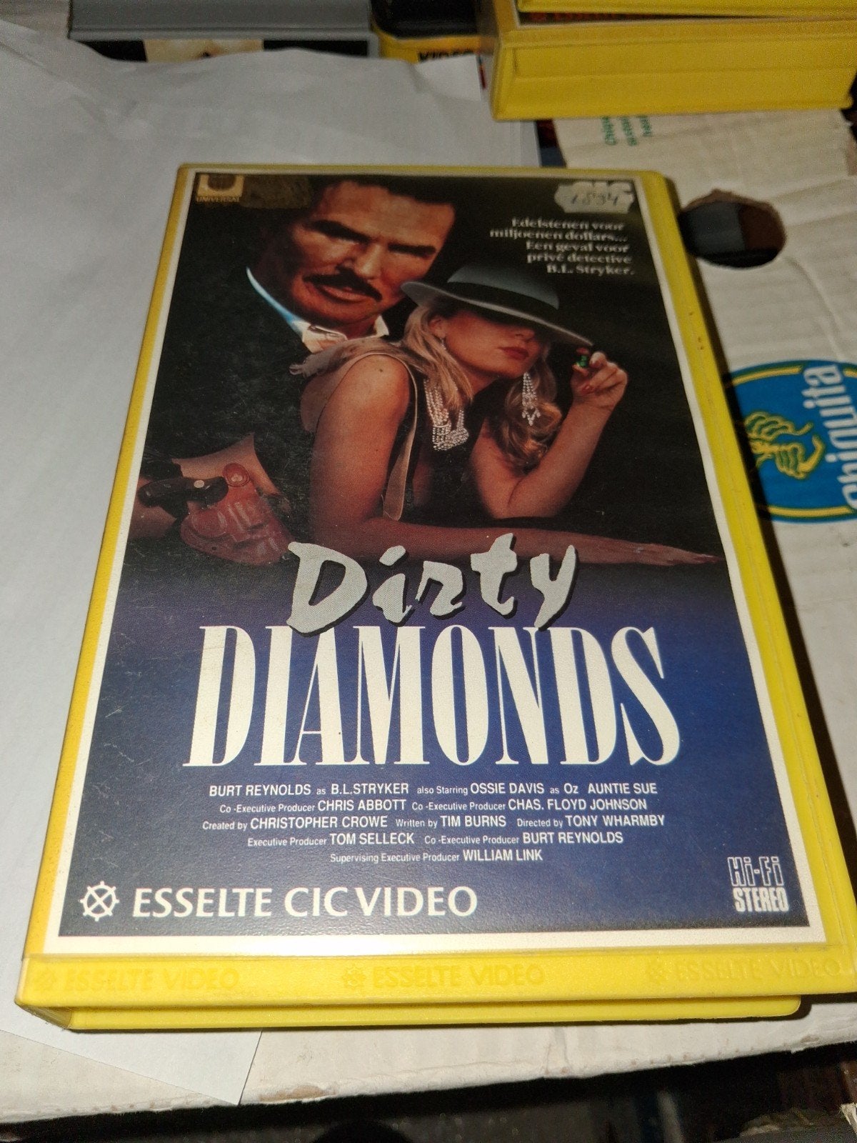 Vhs ex-rental  - Dirty Diamonds, Vanaf 16 jaar, Ophalen of Verzenden, Gebruikt, Horror