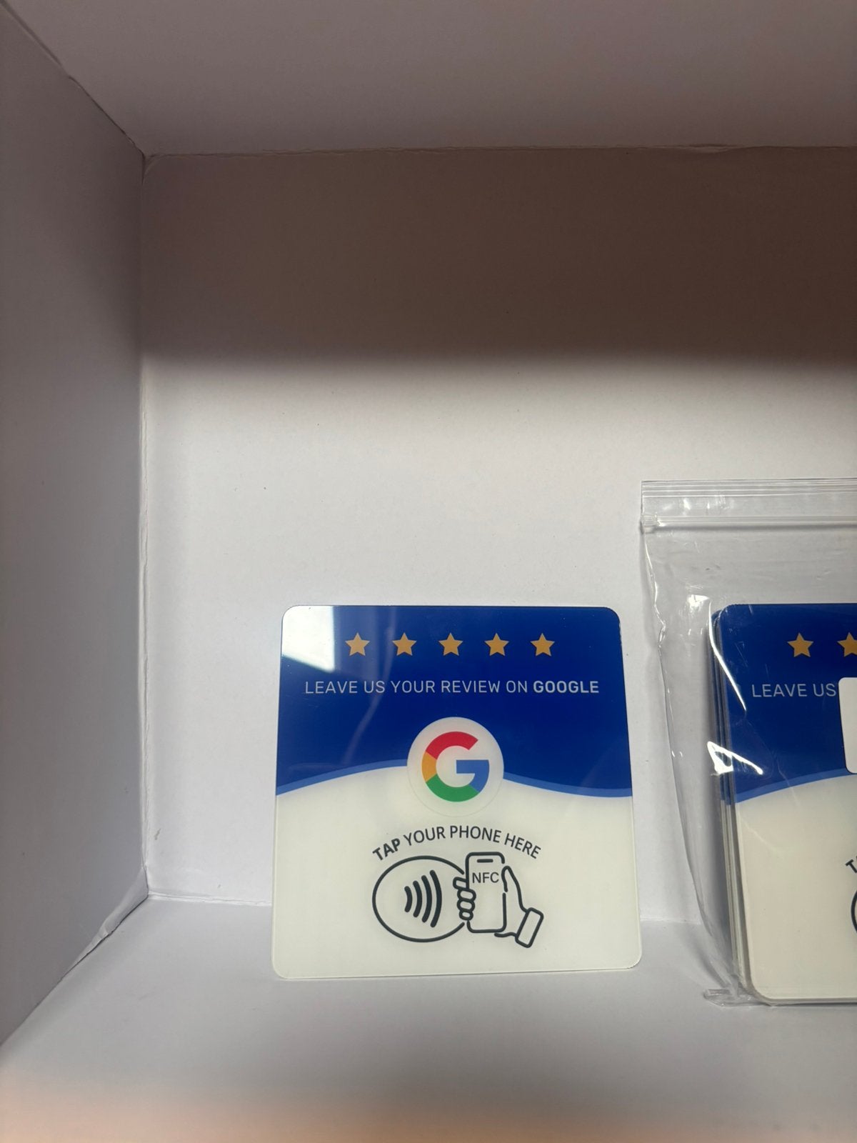 Google review kaarten, Verzenden
