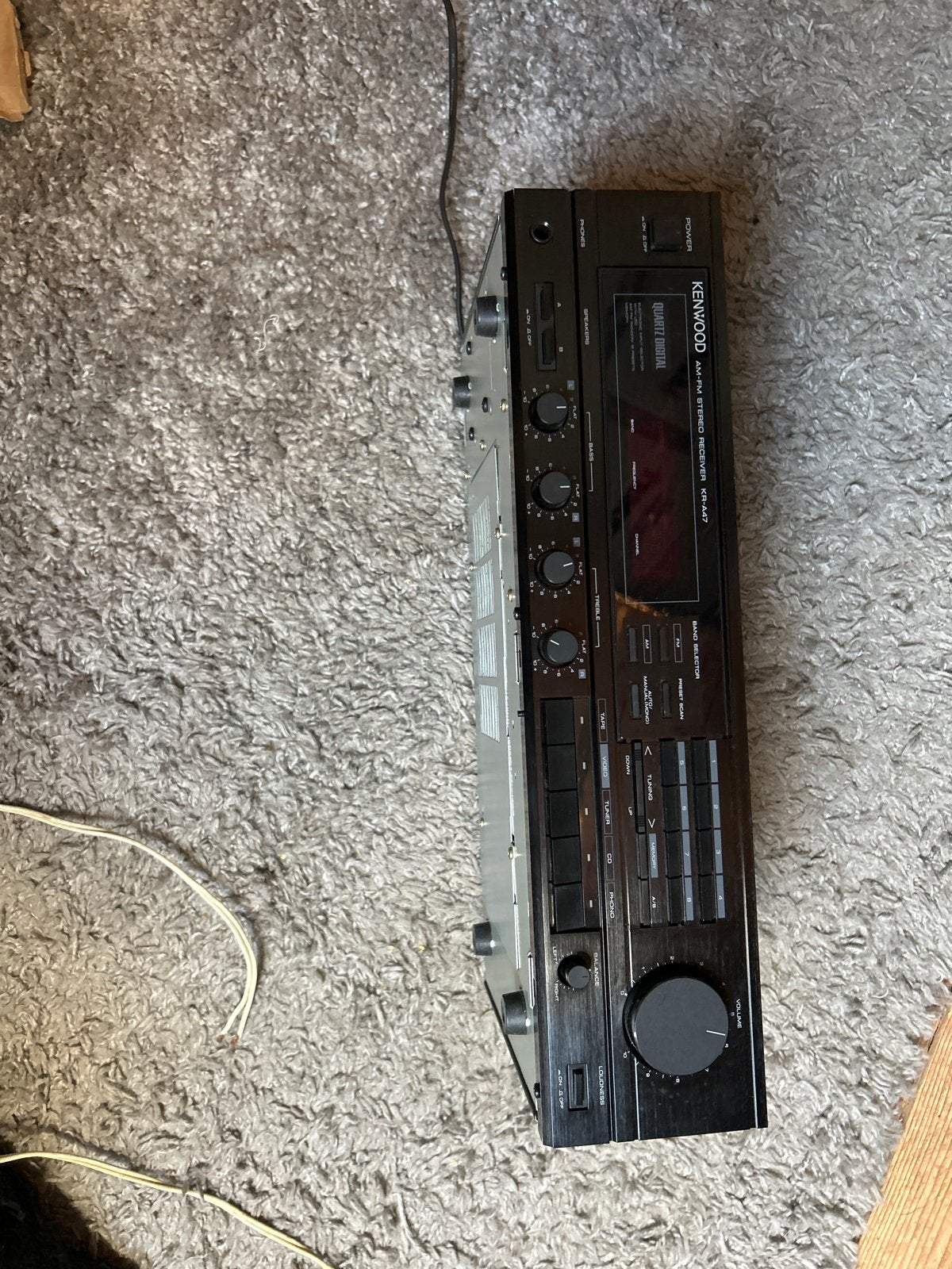 Kenwood KRF-V4070D Stereo Receiver met JM Lab Laureate Speak, Overige merken, Gebruikt, Tuner of Radio, Losse componenten