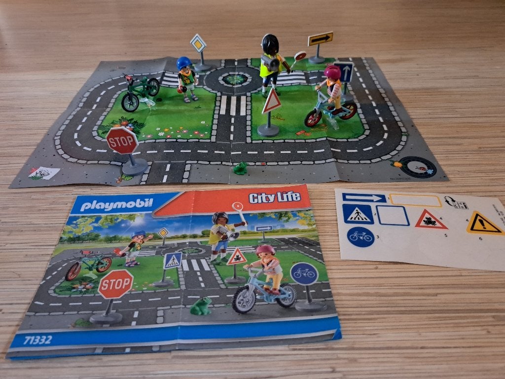 Playmobil fietsles, Ophalen of Verzenden, Zo goed als nieuw