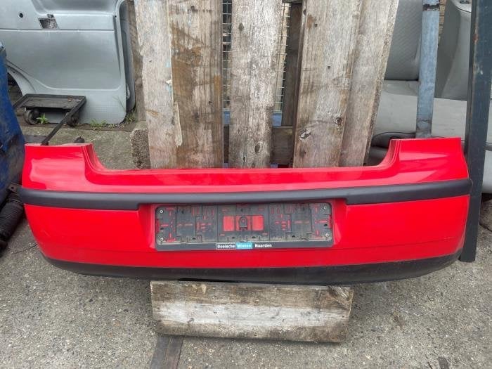 Achterbumper van een Volkswagen Polo, Gebruikt, -, -, Bumper