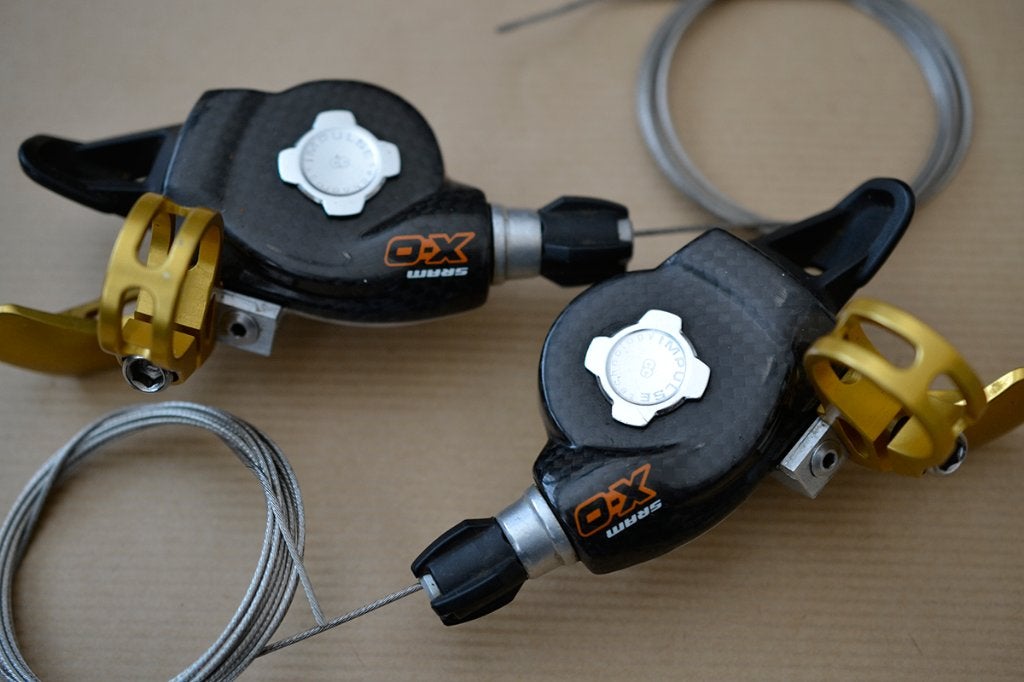 Sram XO Gold shifters MTB Mountainbike, Ophalen, Gebruikt, Mountainbike, Derailleur of Ketting