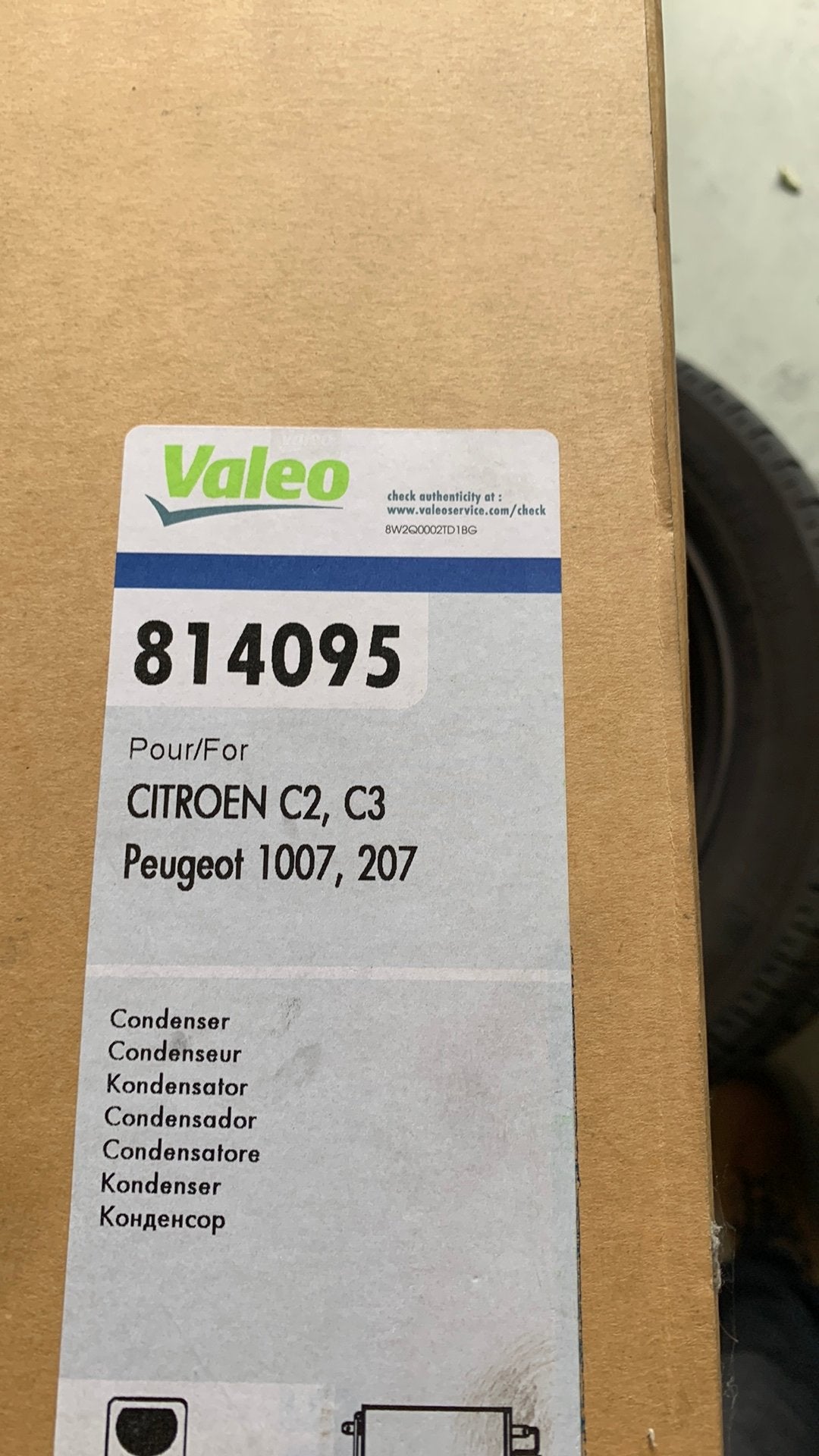 Nieuwe condensor voor Peugeot 1007, 207 en Citroën C2, C3, Auto-onderdelen, Airco en Verwarming, Ophalen, Nieuw, Peugeot