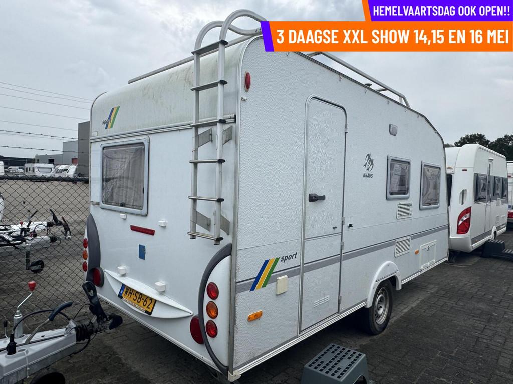 Knaus - HEMELVAART OPEN! RUIM 200 CARAVANS OP VOORRAAD, Caravans en Kamperen, Serviceluik, Bedrijf, 750 - 1000 kg, 6 tot 7 meter