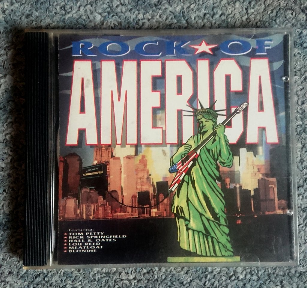 CD Rock of America Lou Reed - Iggy Pop - Blondie - Toto -eva, Ophalen, Inclusief boekje, Gebruikt, Verzamelalbum