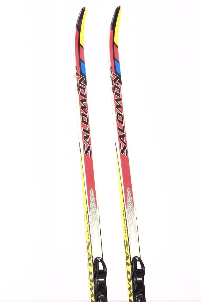 188 cm langlaufski's SALOMON EQUIPE 7 + Salomon SNS, Sport en Fitness, Verzenden, Salomon, Carve, Ski's