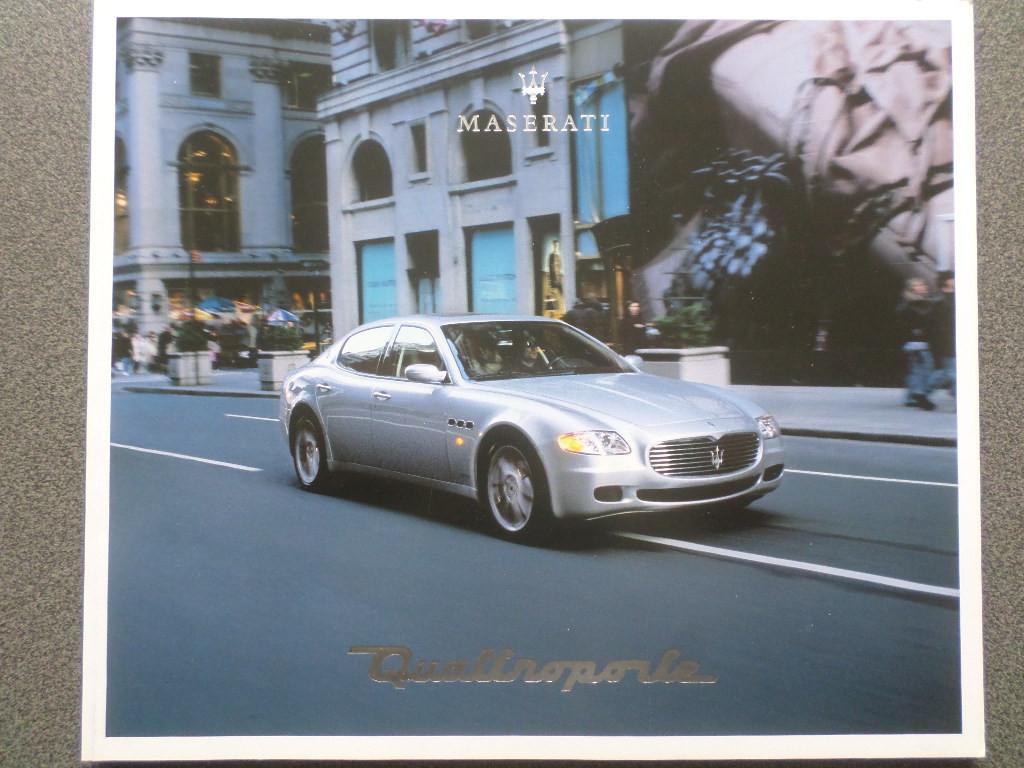 Maserati Quattroporte Brochure, Boeken, Auto's | Folders en Tijdschriften, Zo goed als nieuw, Overige merken, Ophalen of Verzenden