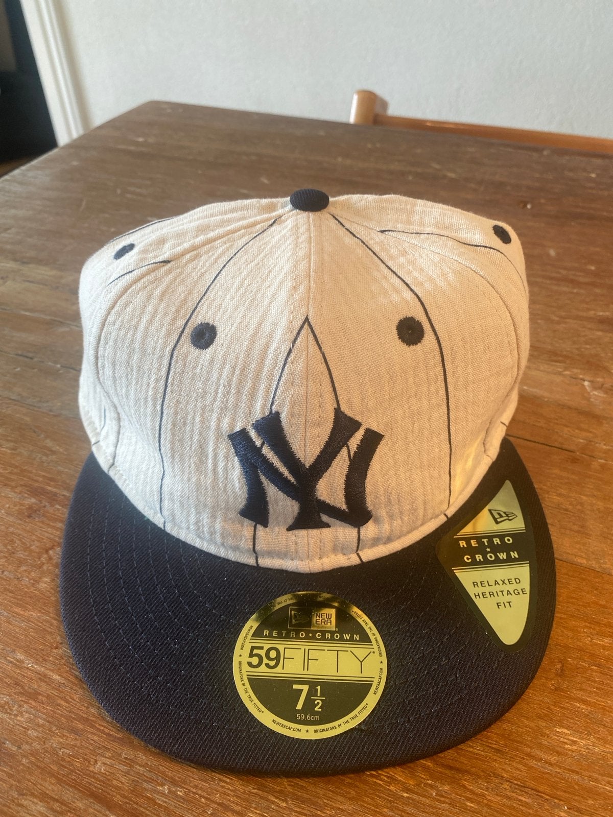 New Era 59Fifty New York Yankees Retro Crown Pet, Kleding | Heren, Hoeden en Petten, Nieuw, Pet, 60 cm (XL, 7½ inch) of meer, Ophalen of Verzenden