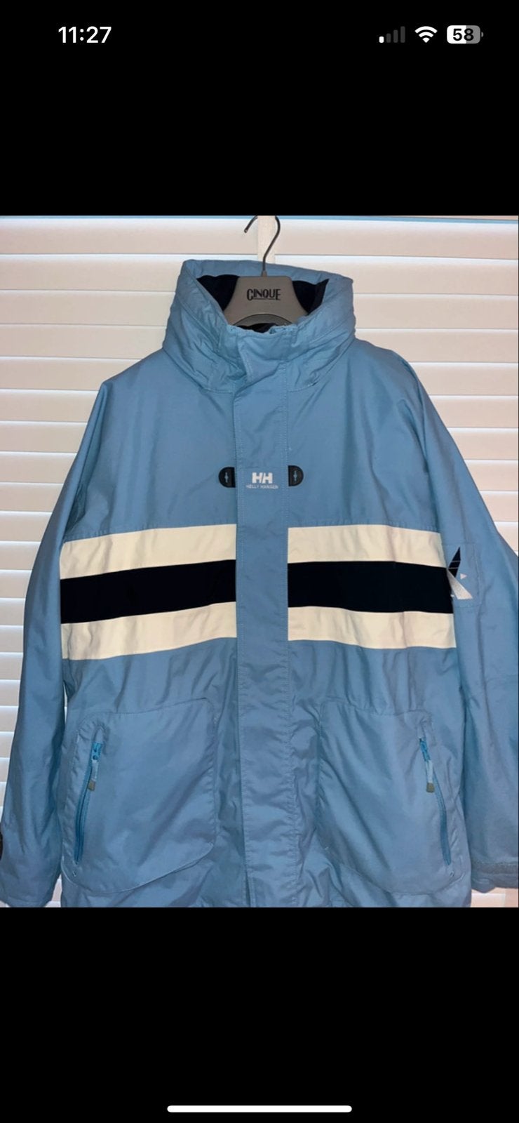 Nieuwe Helly Tech Ski-Snowboard Parka - Lichtblauw, Ophalen of Verzenden, Nieuw, Maat 56/58 (XL), Blauw
