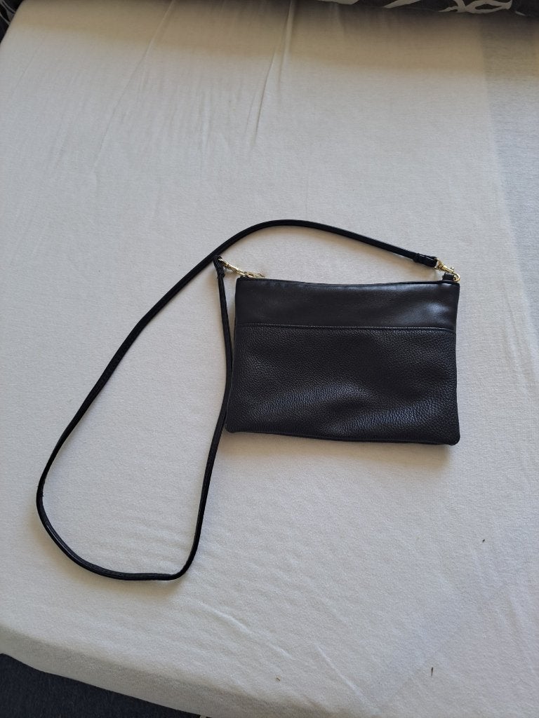 zwarte H&M schoudertas, Ophalen of Verzenden, Zo goed als nieuw, Zwart, Schoudertasje