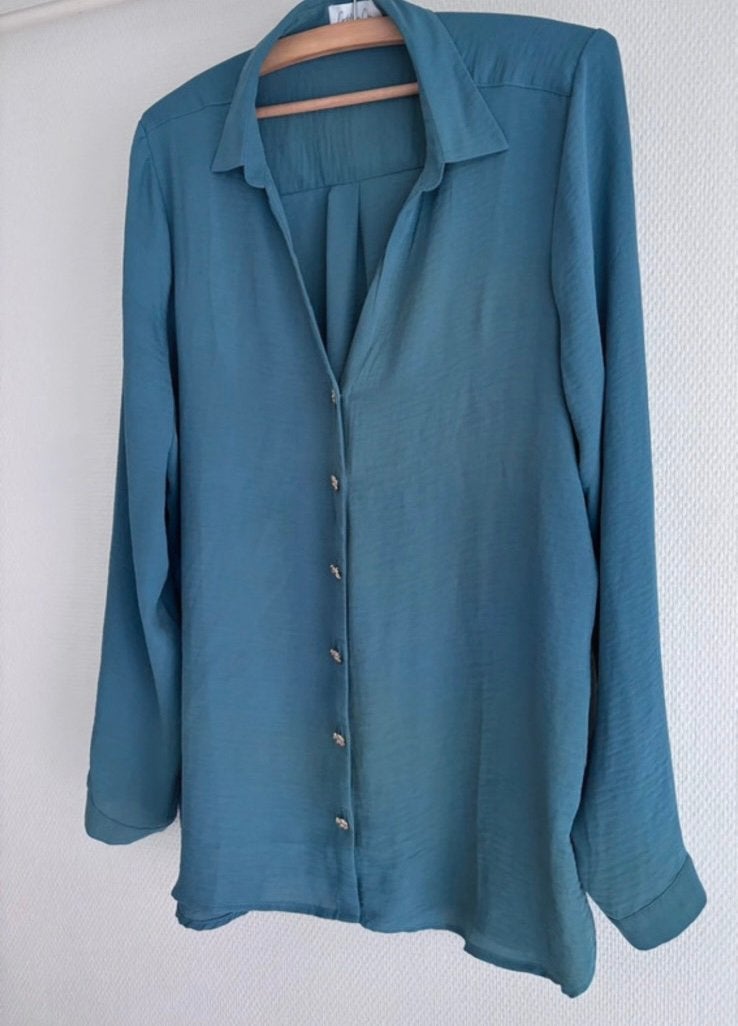 Cotton Club prachtige blouse, Ophalen of Verzenden, Gedragen, Maat 42/44 (L)