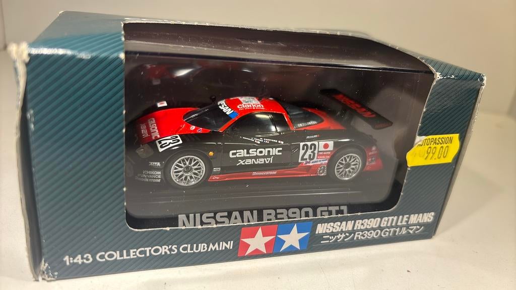 Nissan r390 gt1 le mans tamiya 1.43, Hobby en Vrije tijd, Modelauto's | 1:43, Overige merken, Auto, Ophalen of Verzenden, A