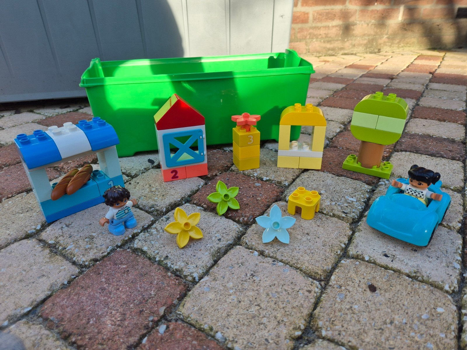 Lego Duplo opbergdoos classic met blokken 10913 compleet, Ophalen, Inclusief extra onderdelen, Zo goed als nieuw, Duplo