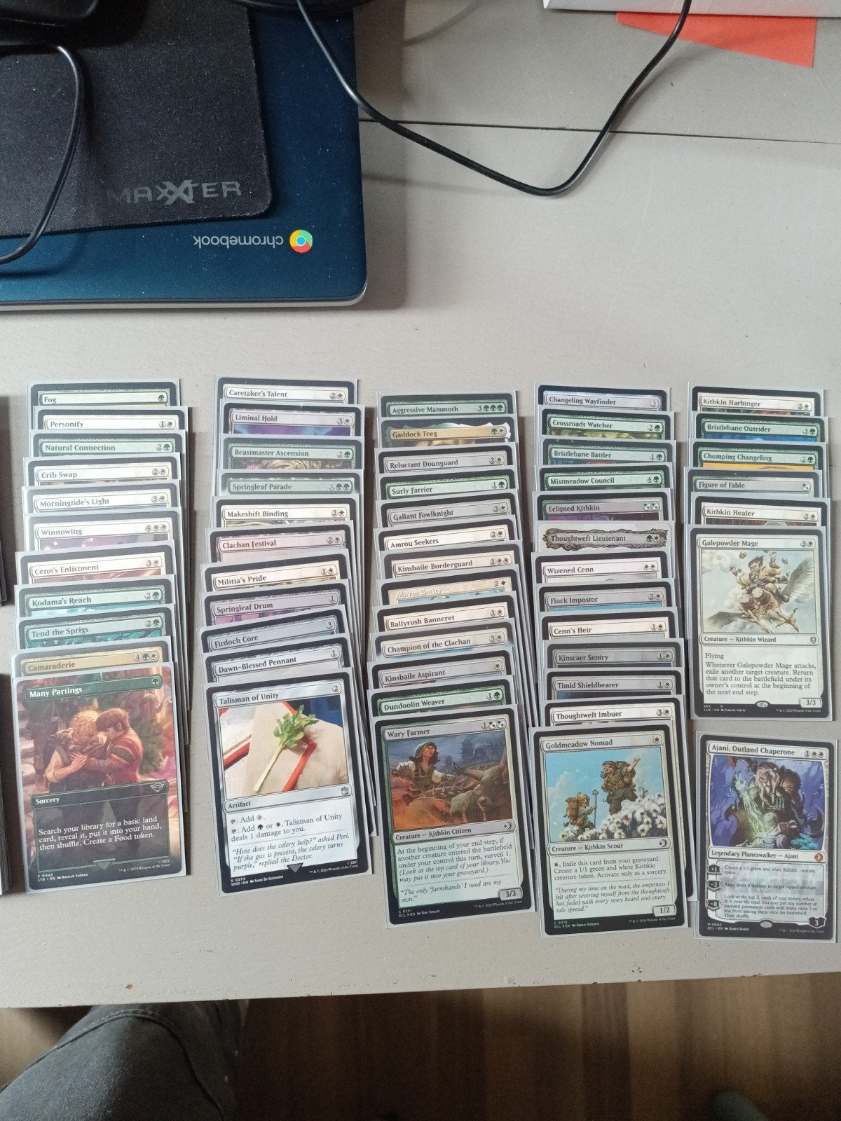kithkin commander deck, Ophalen of Verzenden, Zo goed als nieuw, Speeldeck