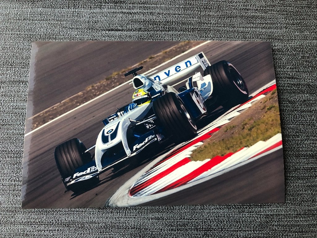 F.05 / 2x Originele HP F1 BMW-Williams [Walrus-neus] foto's, Ophalen of Verzenden, Zo goed als nieuw, Formule 1