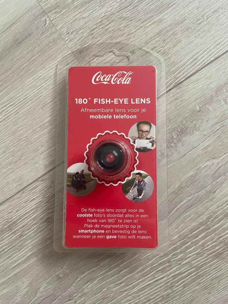 Coca-Cola 180 Fish-Eye Lens voor mobiele telefoon, Ophalen of Verzenden, Nieuw, Overige typen, Overige merken