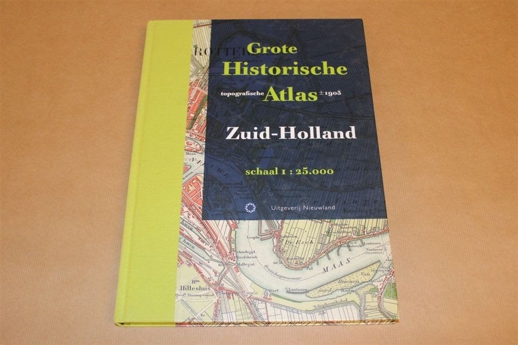 Grote Historische Topografische Atlas - Zuid-Holland, Ophalen of Verzenden, 1800 tot 2000, Nederland, Landkaart