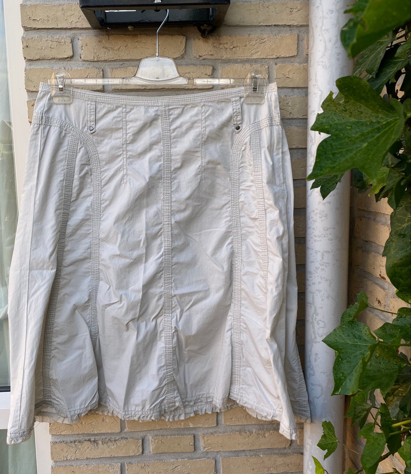Sandwich rok | beige crème | maat 42, Beige, Maat 42/44 (L), Ophalen of Verzenden, Zo goed als nieuw