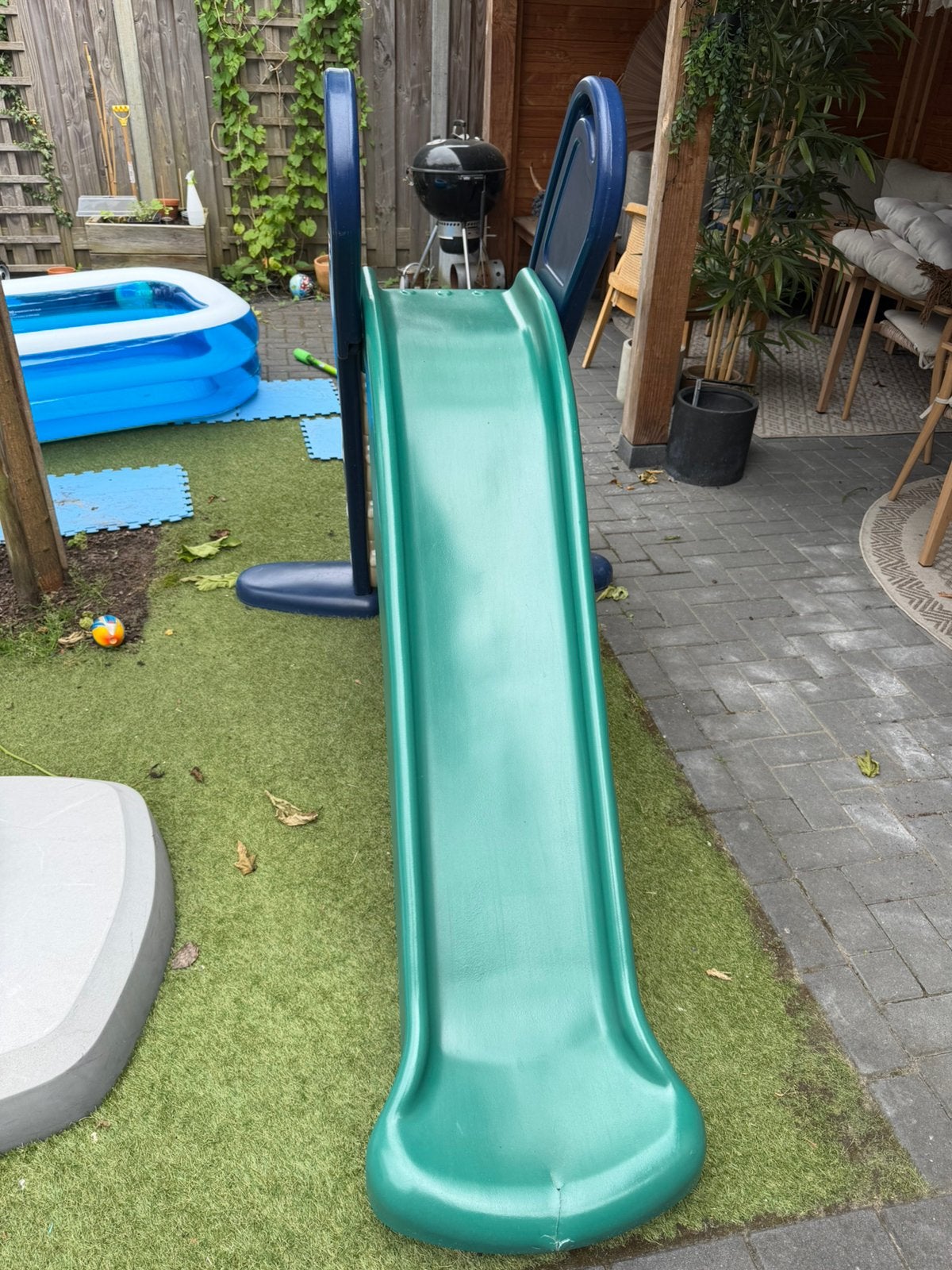 Little tikes glijbaan, Ophalen