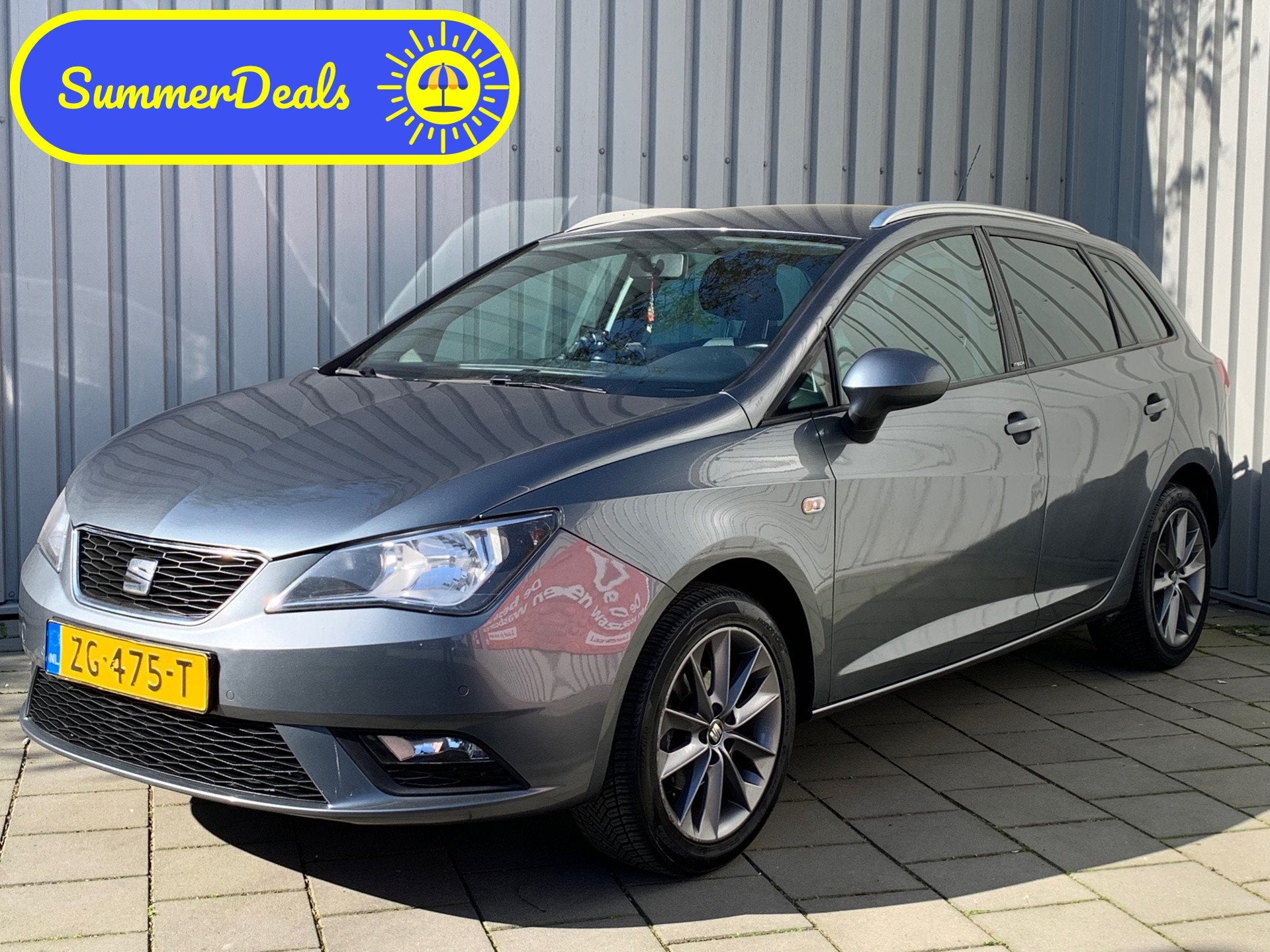 Seat Ibiza ST 1.2 Style|Navigatie|Climate Control|149000KM|, Voorwielaandrijving, Euro 5, Zwart, 1010 kg