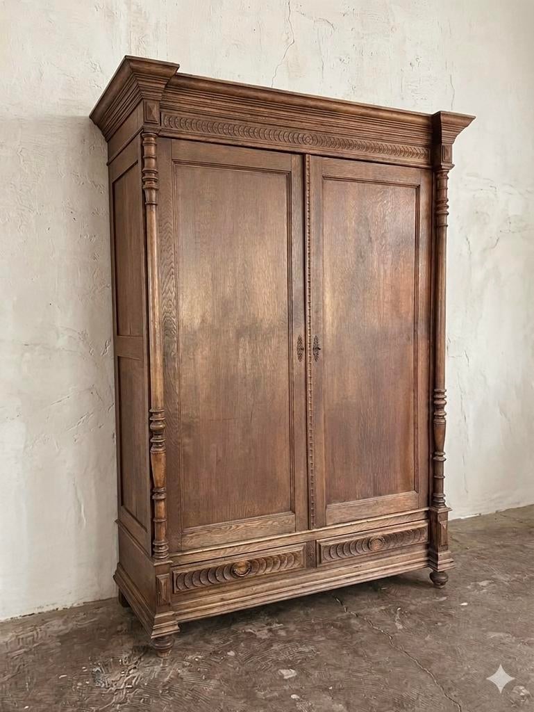 XL Antieke kledingkast | ca. 1880 | mooi patina, Ophalen