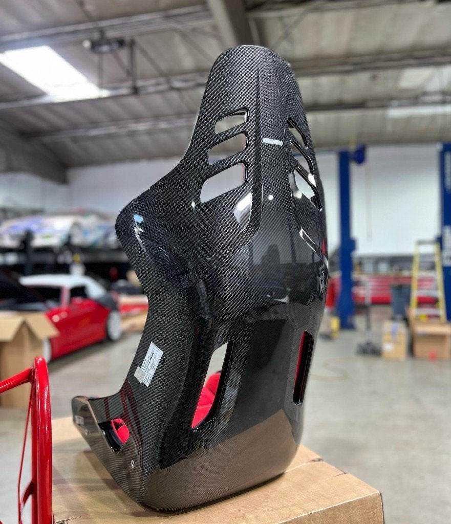 Recaro Podium Carbon Alcantara Leder kuipstoel sportstoel, Ophalen of Verzenden