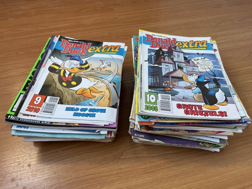 Donald Duck stripboeken, Ophalen