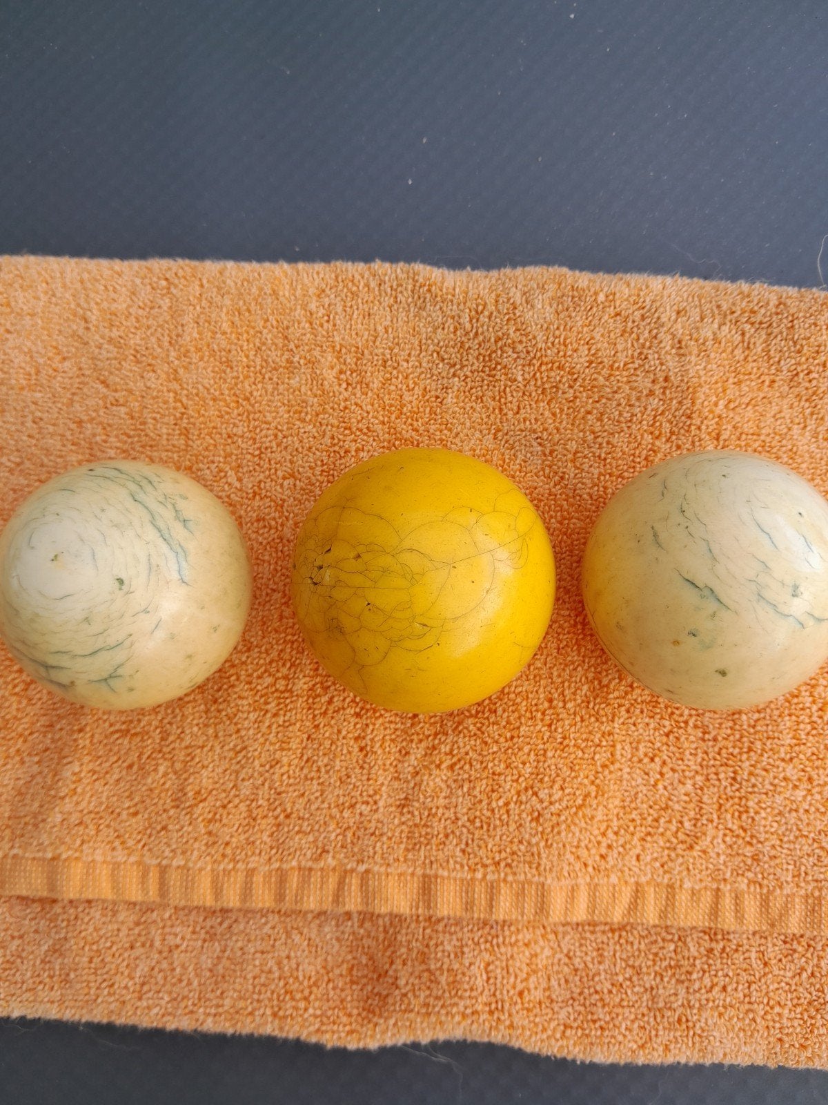 set iv..ren biljartballen met of zonder biljartklok, Sport en Fitness, Ophalen, Gebruikt, Keu of Ballen