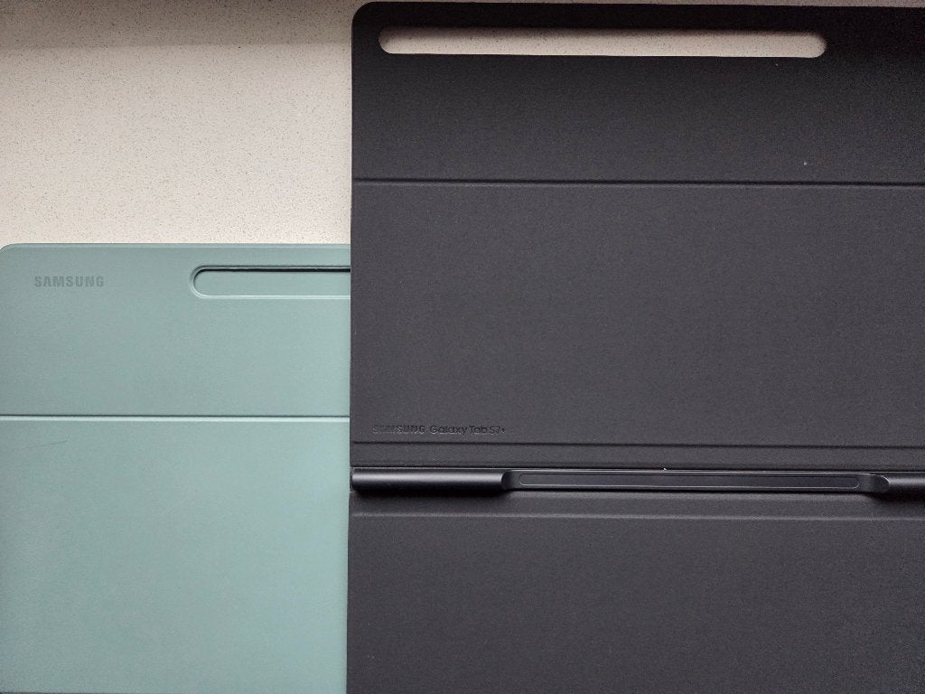 Originele Tab S7 plus Bookcase, Zwart en Groen, Ophalen, Nieuw, Samsung, Tab S7 plus