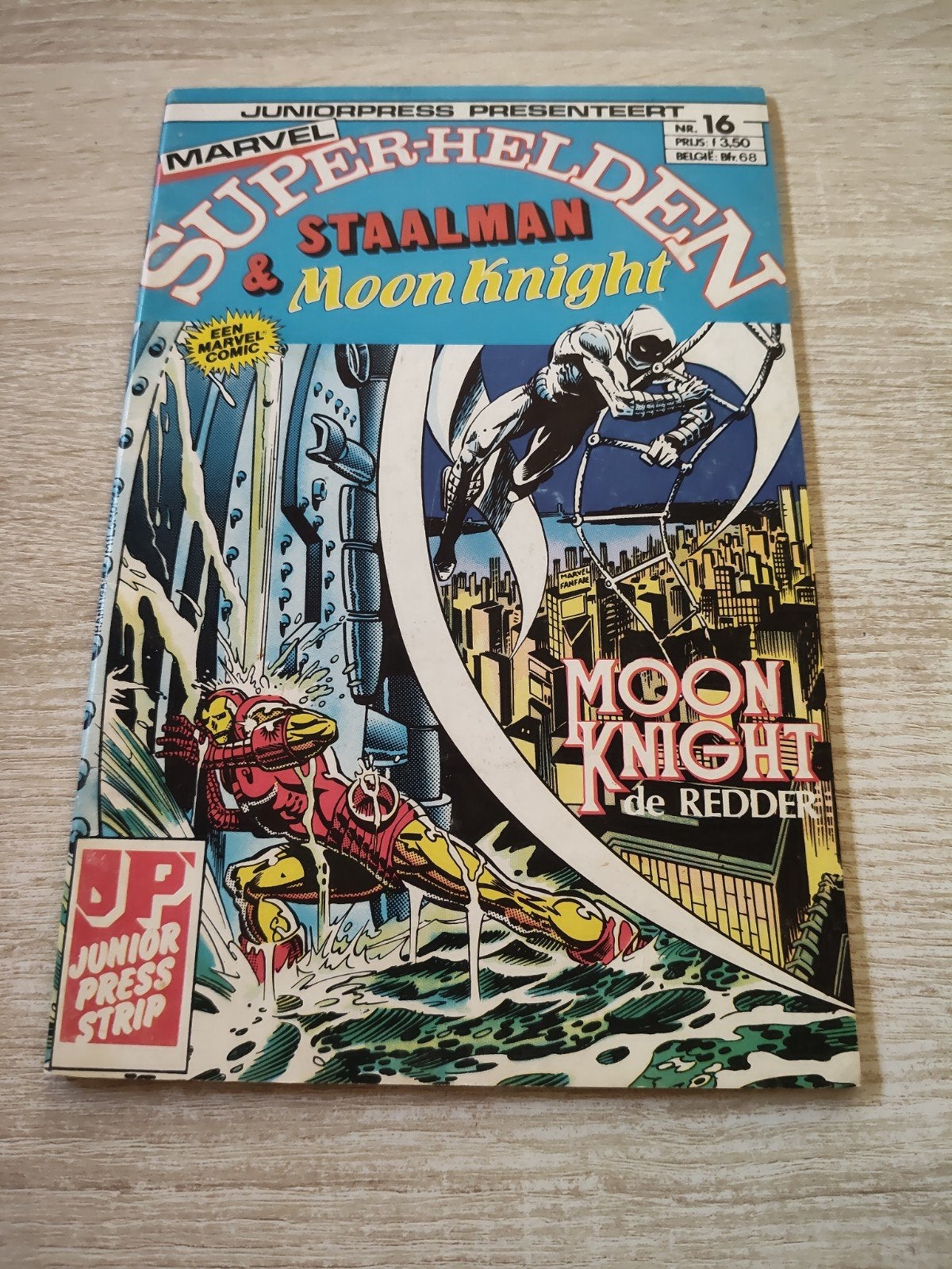 staalman & Moon Knight nr 16, Eén comic, Ophalen of Verzenden