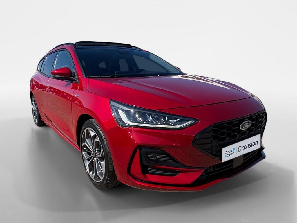 Ford Focus Wagon 1.0 EcoBoost Hybrid ST Line X | Elek glazen, 12 maanden, Gebruikt, Euro 6, Origineel Nederlands