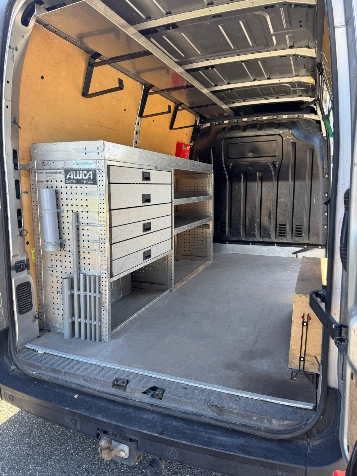 bedrijfswagen inrichting Aluca Renault Master, Ophalen, Gebruikt