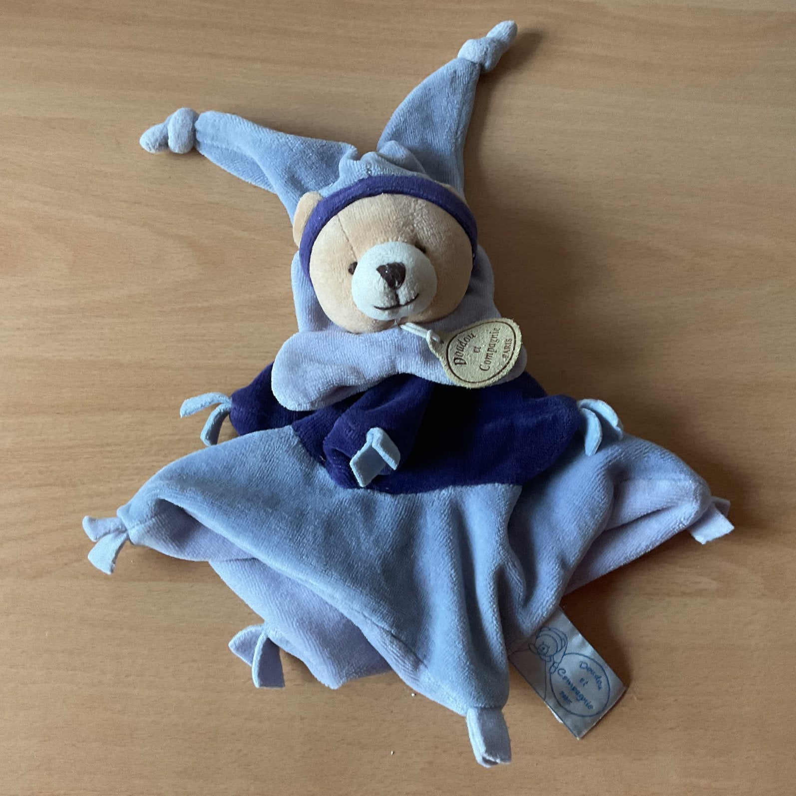 Nieuw! Doudou et Compagnie schattige lila beer knuffel, Kinderen en Baby's, Overige merken, Beer, Nieuw, Ophalen of Verzenden